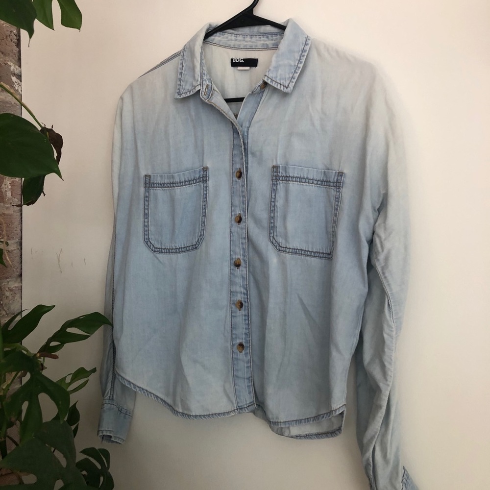Urban outfitters washed denim shirt
